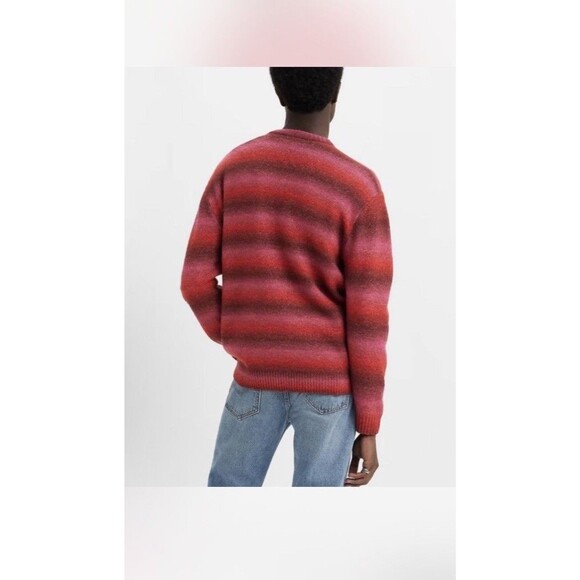 NWT Levis MENS SIZE XXL BATTERY WOOL-BLEND POPPY STRIPE SWEATER MSRP $98 - Picture 3 of 10